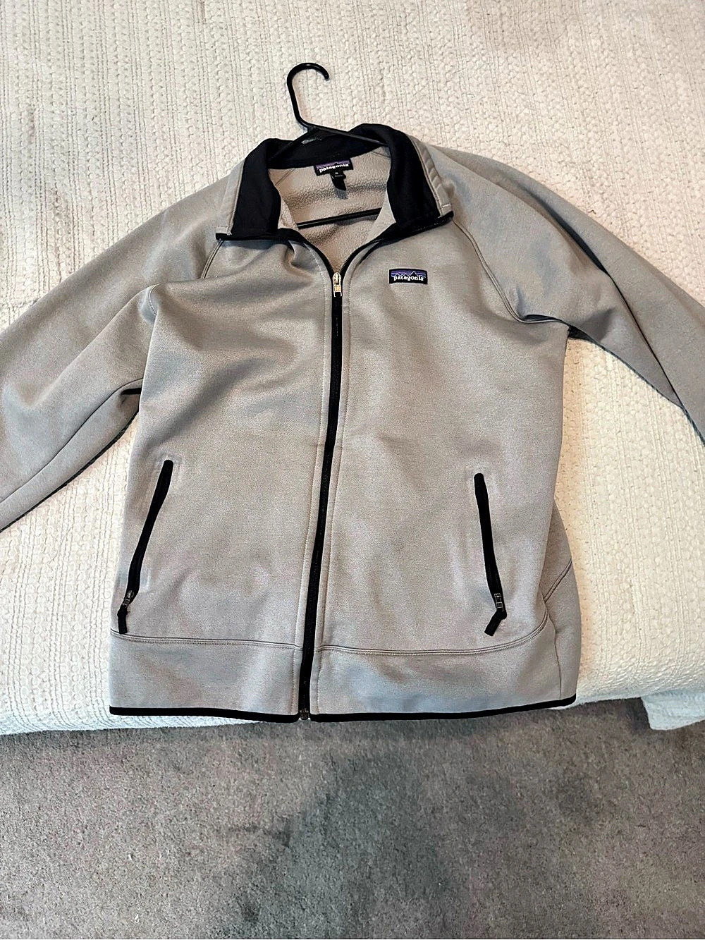 Patagonia Better Sweater Full-Zip Jacket Gray & Black Men's XL